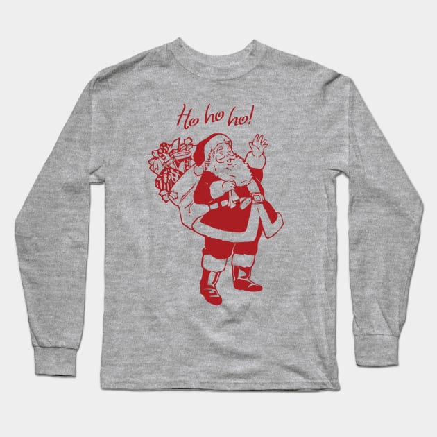 Ho ho ho! Long Sleeve T-Shirt by DesignCat